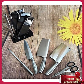 Dao Inox 6 Món Cao Cấp Xuất Nhật - Tap192 - Miễn Phí Vận Chuyển