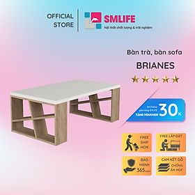 Mua Bàn sofa bàn trà gỗ công nghiệp phòng khách SMLIFE Brianes