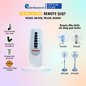 Mua Remote Điều Khiển Quạt Senko Mã TR1683  DR1608  TR1628  DH1600 - Hàng Chính Hãng - Remote Điều Khiển Tiện Lợi