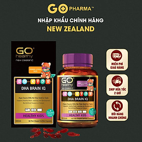 Viên Nhai DHA Cho Bé GO KIDS DHA BRAIN IQ nhập khẩu New Zealand