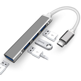 Mua Bộ Hub dùng cho Macbook và Điện thoại USB Type-C sang 4 Cổng USB 3.0