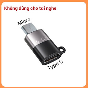 Mua Đầu chuyển đổi Micro USB sang USB Type C - Hàng chính hãng