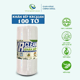 Mua Khăn giấy lau bếp đa năng Krcean Trắng - Khổ 20x25 - Siêu dai/ Tiện lợi