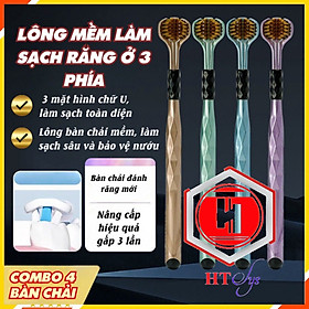 Mua Bàn Chải Đánh Răng 3 Mặt  Bàn Chải Đánh Răng Thế Hệ Mới Giúp Làm Sạch cả 3 Mặt Răng  COMBO 4 CHIẾC  Lông Mềm Mại Đánh Bay Mọi Mảng Bám