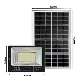 ĐÈN PHA NĂNG LƯỢNG MẶT TRỜI 1000W LED 5054