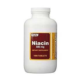 Rugby Niacin 500 mg 1000 Tabs