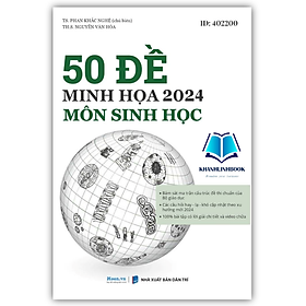 Sách - 50 Đề minh hoạ 2024 môn Sinh học (Moon)