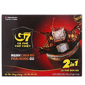 Trung Nguyên Legend - Cà phê hòa tan G7 2in1 - Hộp 15 gói x 16gr