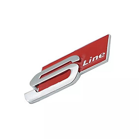 Chữ kim loại S-line dán xe ô tô