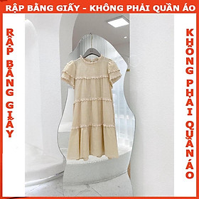 Rập giấy may đầm bầu BA36 - bản vẽ