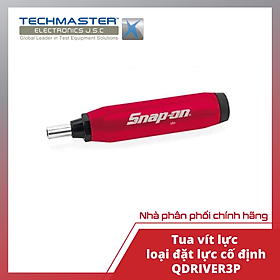 Tua vít lực loại đặt lực cố định Snap-On QDRIVER3P - Dải lực 1.5 in.lb - 15 in.lb ( Hàng chính hãng, Bảo hành 12 tháng )