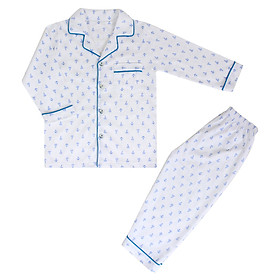 BỘ PYJAMAS BÔNG DÀI BÉ TRAI 0187