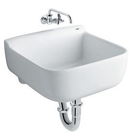 Mua Chậu rửa đa năng INAX S-17V – Treo tường .Chất liệu làm từ men sứ cao cấp  luôn sáng bóng - Vật liệu xây dựng Big H