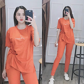 SET BỘ THUN NỮ,CHẤT LIỆU VÃI THOÁNG MÁT VÀ CO GIẢN 4C LANA FASHION