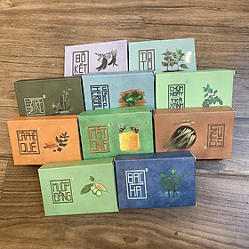Sinh Dược-Xà bông Organic hữu cơ thảo mộc tự nhiên xà bông cục thiên nhiên sạch khuẩn mụn lưng mặt soap tự nhiên handmad