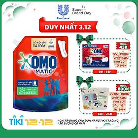 Túi Nước Giặt Omo Matic Cửa Trên (4.0Kg)