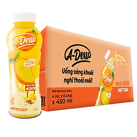 Nước Trái Cây Xoài Hạt Chia A-Dew Chai 450ml Thùng 24 Chai