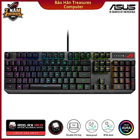 Mua Bàn phím cơ Asus ROG Strix Scope RX PBT Blue/Red Switch - Hàng Chính Hãng