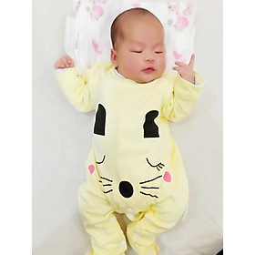 Body cotton dài tay cho bé/ quần áo sơ sinh/ bodysuist