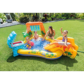 Mua Hồ bơi bơm hơi  công viên nước khủng long Dinosaur Inflatable Play Center