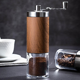 Hình ảnh Manual Coffee Grinder Stainless Steel Hand Crank Conical Burr Mill for Beans