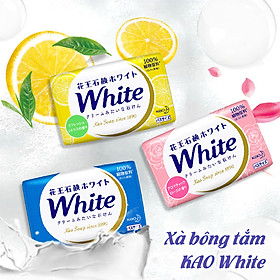 Xà bông tắm KAO White 130g Nhật Bản