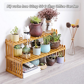 Mua Kệ vườn hoa Công Sở 2 tầng Office Bamboo Garden