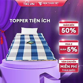 Mua Topper Nệm Trải Sàn Thuần Việt Cao Cấp  Nệm Gấp 3  Lót Nệm Đa Năng (Mẫu Ngẫu Nhiên)