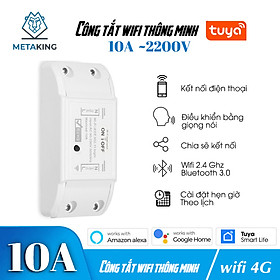 Mua Công Tắc Wifi Thông Minh 10A ~2200W - Chức Năng Hẹn Giờ  Điều Khiển Từ Xa  Google & Alexa