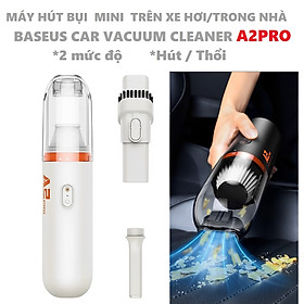 Máy hút bụi mini pin sạc dạng cầm tay 2 chế độ hút thổi  Baseus A2 Pro Car Vacuum Cleaner A2Pro _ hàng chính hãng