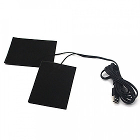 Tấm Gia Nhiệt Sưởi Ấm Sợi Carbon Cắm Cổng USB (150 x 120 x 10mm)