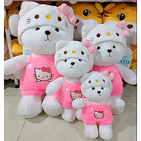 Gấu Bông Lena Cosplay Gấu Dâu,Stitch,Kitty, Pikachu đáng yêu, Lena Đứng mặt áo cute