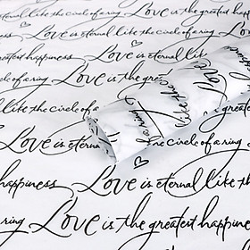 Giấy gói hoa và gói quà tặng giấy gói hoa giấy nến caligraphy