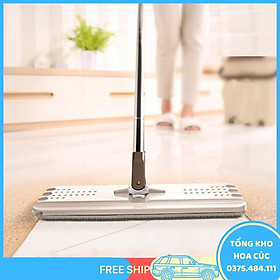 Mua Cây Lau Nhà Tự Vắt Phẳng 360 Độ Thông Minh + Tặng Kèm 2 Miếng Lau Nhà Cao Cấp - Vận Chuyển Miễn Phí Toàn Quốc