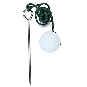 Nylon Rope Golf Ball Swing Hit Warming Up Practice Session Training Aid Equipment