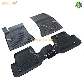 Thảm lót sàn ô tô nhựa TPE Silicon Mercedes GLA 2014-2019 (X156) Nhãn hiệu Macsim