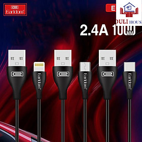Dây cáp sạc chuẩn Sạc Nhanh 2.4A Siêu Bền, ổn định, truyền dữ liệu tốt, hàng chính hãng