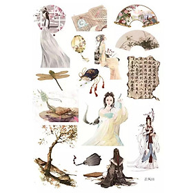 Sticker dán hoa thần  , sẵn có
