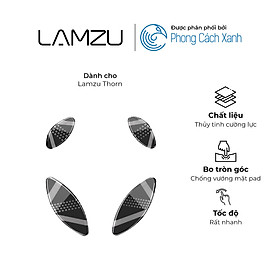 Hình ảnh Feet chuột thủy tinh Lamzu cho Lamzu Thorn - Hàng chính hãng