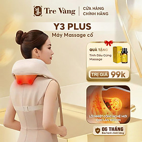 [Set Quà Tết] Máy Massage Cổ Vai Gáy - Massage Silicon 16 Điểm Chạm Chườm Ấm Diện Rộng