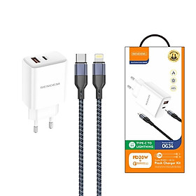 Mua Bộ sạc nhanh 2 cổng Sendem OG34 chuẩn Châu Âu PD20W - TYPEC