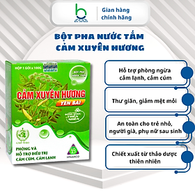 Bột Pha Nước Tắm Cảm Xuyên Hương Hỗ Trợ Phòng Ngừa Cảm Cúm, Cảm Lạnh 100g