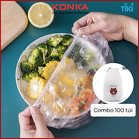 Mua Túi bọc thực phẩm combo 100 chiếc Cicico A239 co giãn nhỏ gọn có thể tái sử dụng