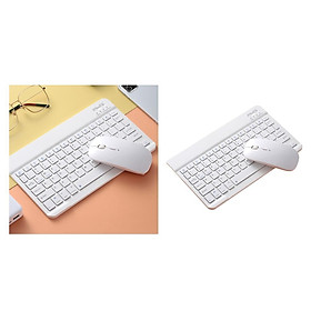 2x Portable Bluetooth 10“ Keyboard Mouse Comb for iPad Tablet PC Laptop