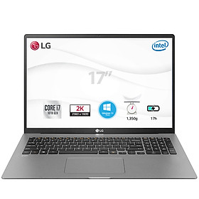 Laptop LG Gram 2020 17Z90N-V.AH75A5 (Core i7-1065G7/ 8GB/ 512GB NVMe/ 17 WQXGA IPS (2560*1600)/ Win10 Home Plus/ Silver) - Hàng Chính Hãng