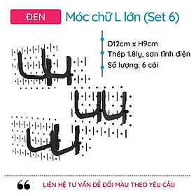 Bảng Pegboard Kim Loại & Phụ Kiện Móc Treo Dụng Cụ Cơ Khí Chuyên Nghiệp, Thương Hiệu SMLIFE