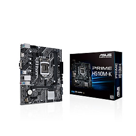 Mainboard ASUS PRIME H510M-K (Intel H510, Socket 1200, m-ATX, 2 khe Ram DDR4) - Hàng Chính Hãng