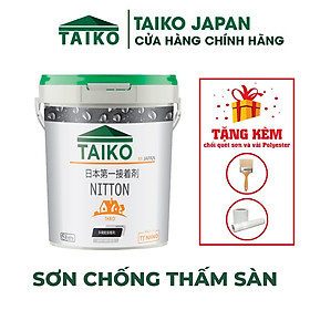 Hình ảnh Keo quét Nhật Bản - TaiKomi Japan chống thấm vết nứt mái nhà, sàn nhà vệ sinh, máng xối, tôn, triệt để