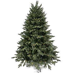 Mua Cây thông cao cấp có gắn sẵn đèn C9 trang trí noel  giáng sinh (TÁN DÀY ĐẸP)