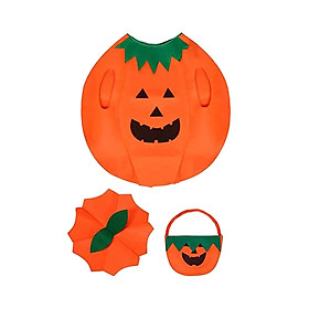 Halloween Pumpkin Costume, Halloween Dress up, Novelty Props Unisex Pumpkin Cosplay Party Clothes, Costume Accessories for Pumpkin Themed Party